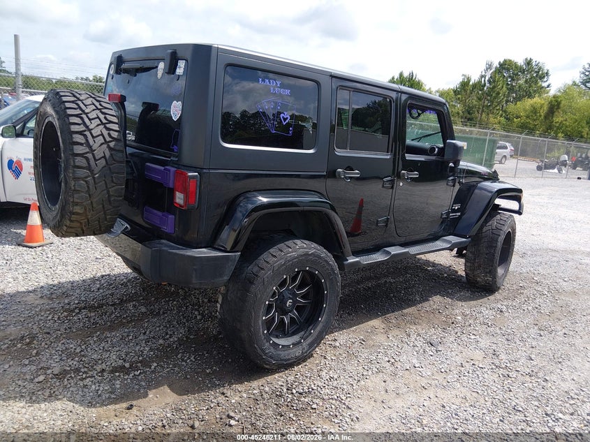 Vin: 1c4hjweg3jl928216, lot: 45744014, jeep wrangler jk unlimited sahara 4x4 20184