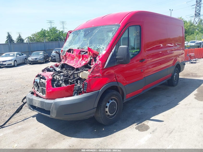 Vin: 1ftyr2cg4fka00352, lot: 45744054, ford transit-250 20152