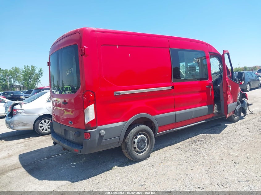 Vin: 1ftyr2cg4fka00352, lot: 45744054, ford transit-250 20154