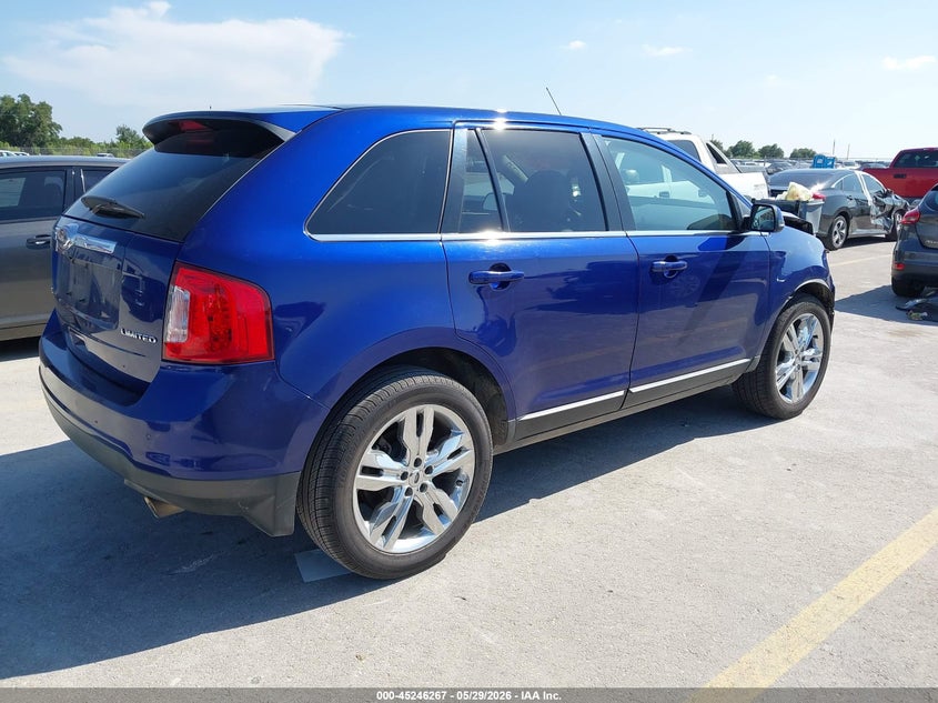 Vin: 2fmdk3kc9dbc78030, lot: 45744070, ford edge limited 20134