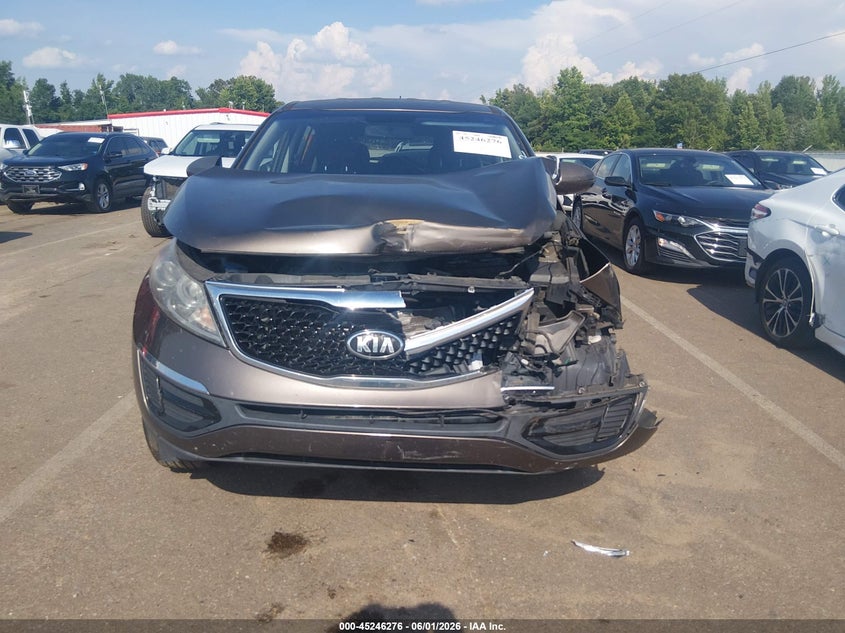 2014 Kia Sportage Lx VIN: KNDPB3AC6E7600233 Lot: 45246276