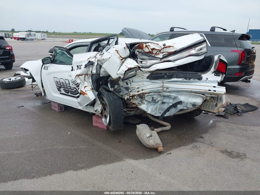 2012 Dodge Charger 5.7 Police white Lot 111045246292 Vin 2C3CDXATXCH236937