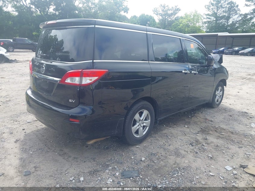 Vin: jn8ae2kpxe9102957, lot: 45744112, nissan quest sv 20144