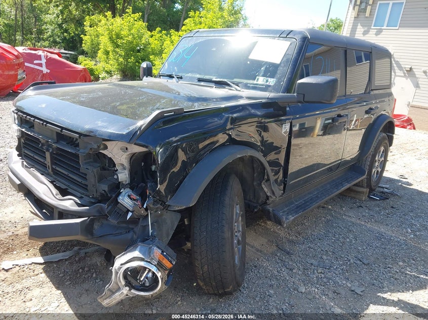 Vin: 1fmde7bh2slb33483, lot: 45744117, ford bronco big bend 20252