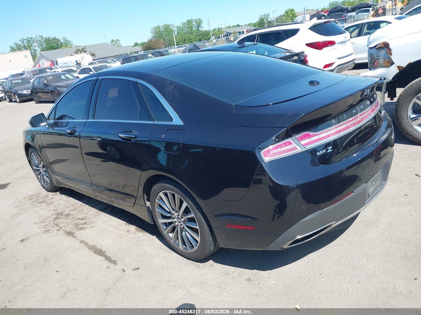 Vin: 3ln6l5b97lr603490, lot: 45744119, lincoln mkz standard 20203