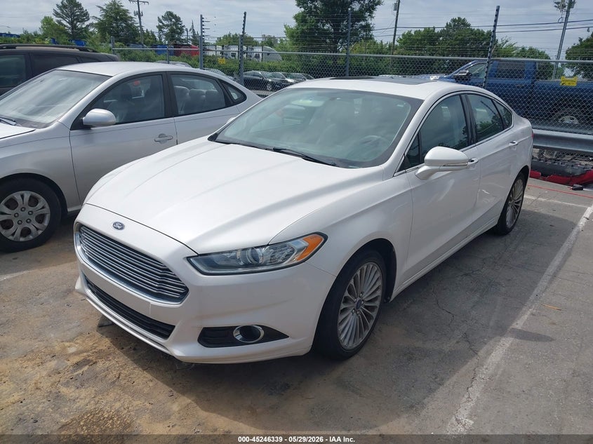 2014 Ford Fusion Titanium 3FA6P0K99ER190184 photo 1