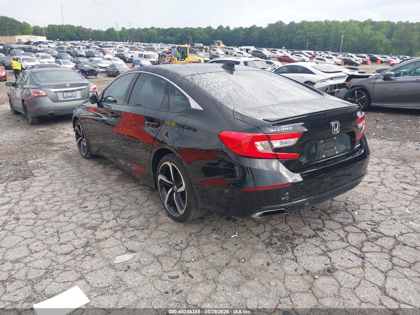 2022 HONDA ACCORD auction photo 3