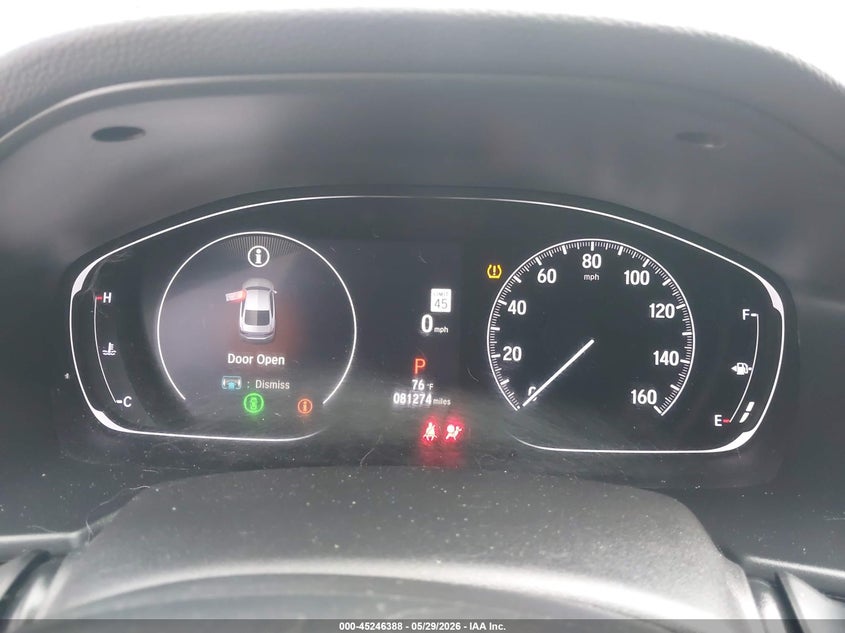 2022 HONDA ACCORD auction photo 7