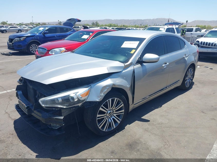 Vin: knaln4d71e5119681, lot: 45744236, kia cadenza premium 20142