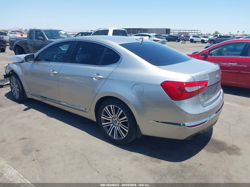 Vin: knaln4d71e5119681, lot: 45744236, kia cadenza premium 20143