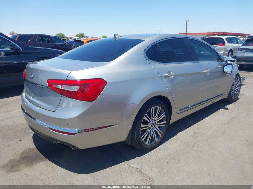 Vin: knaln4d71e5119681, lot: 45744236, kia cadenza premium 20144