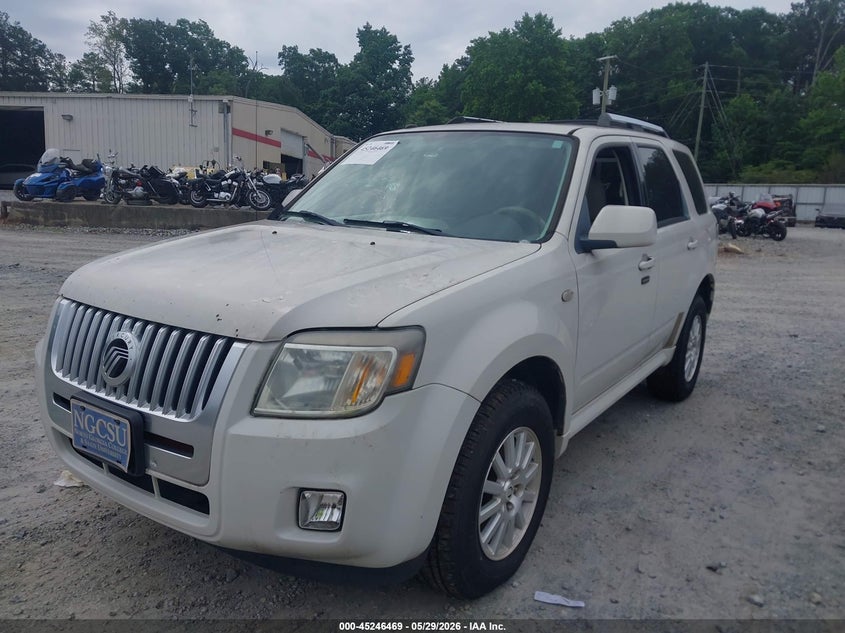 2009 Mercury Mariner Premier V6 4M2CU87G89KJ20434 photo 1