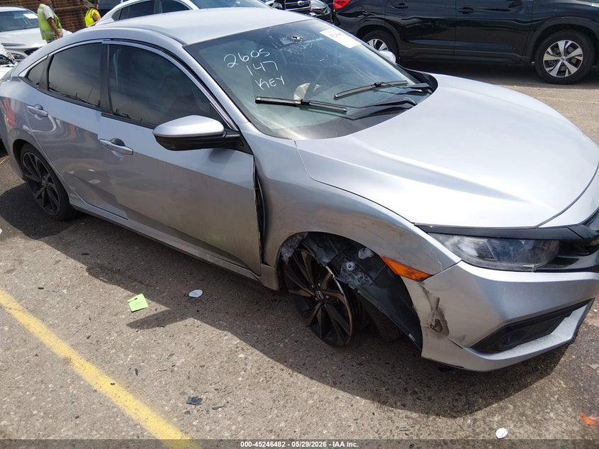 VIN 2HGFC2F8XMH537052 2021 HONDA CIVIC SPORT