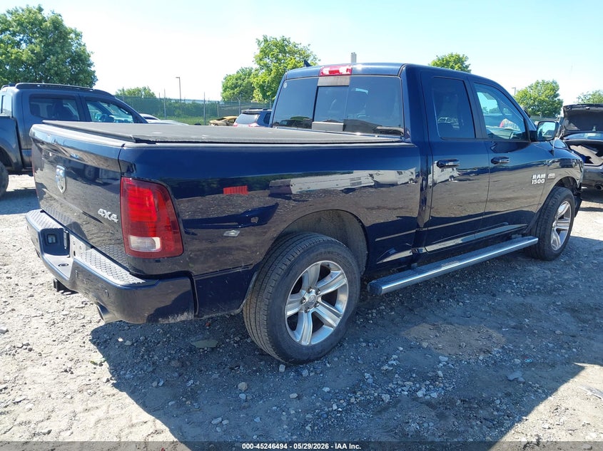 Vin: 1c6rr7ht9fs552542, lot: 45744297, ram 1500 sport 20154