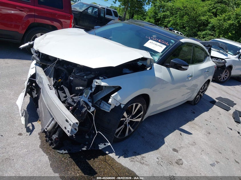 Vin: 1n4aa6ap8jc369369, lot: 45744309, nissan maxima 3.5 sl 20182