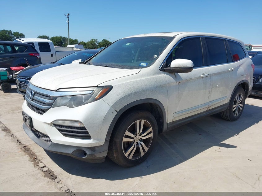 Vin: 5fnyf5h58gb021883, lot: 45744344, honda pilot ex-l 20162