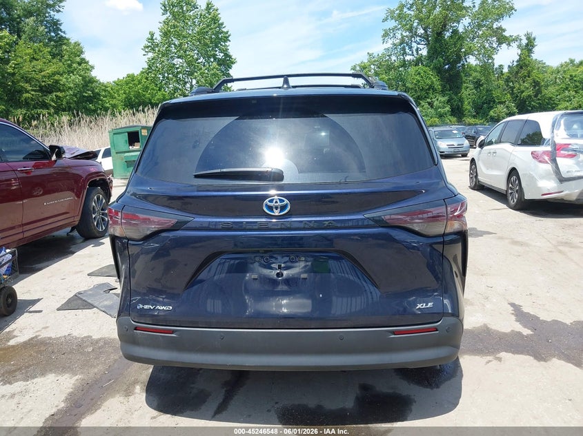 VIN 5TDJSKFC3SS155153 2025 TOYOTA SIENNA XLE