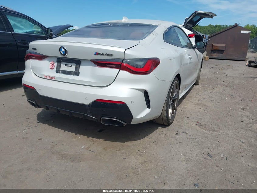 Vin: wba13ar01nck00361, lot: 45744368, bmw m440i xdrive 20224
