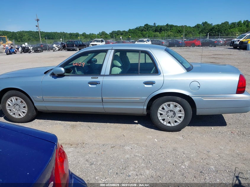 2005 Mercury Grand Marquis Gs VIN: 2MEFM74W25X622192 Lot: 45246629