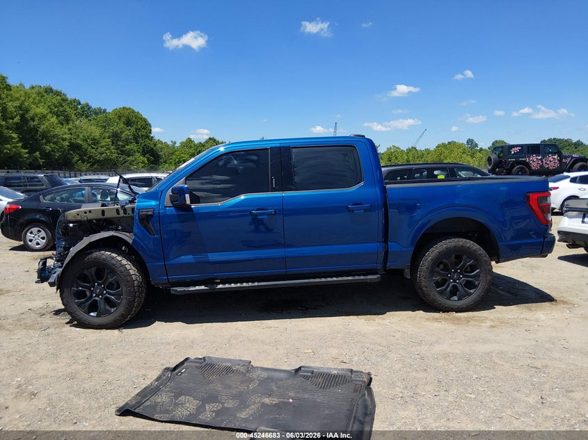 2022 Ford F-150 Lariat VIN: 1FTFW1E84NFB63199 Lot: 45246683