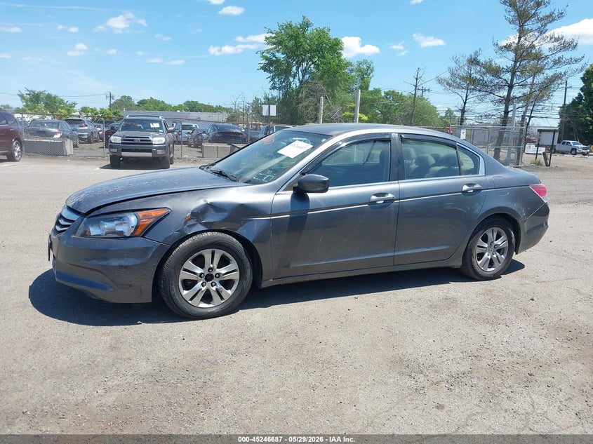 2012 Honda Accord 2.4 2.4 Lx-p Grey Lot 111045246687 Vin 1HGCP2F41CA146812