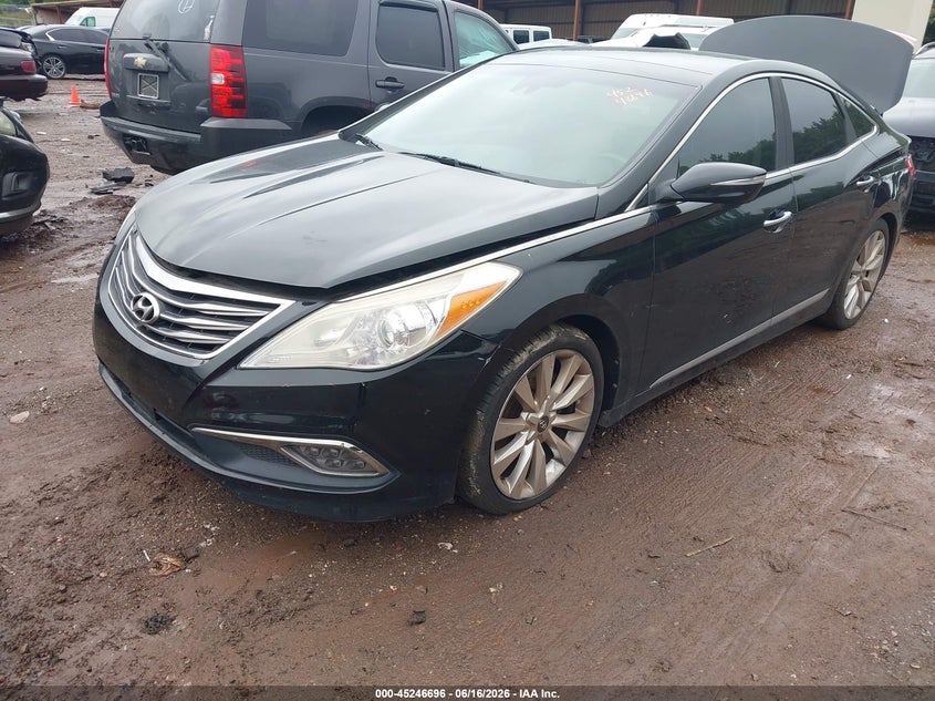 Vin: kmhfh4jg3ga529562, lot: 45744499, hyundai azera limited 20162