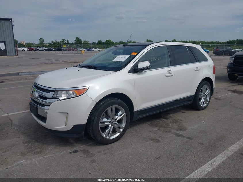 Vin: 2fmdk3k95dbc61472, lot: 45744530, ford edge limited 20132