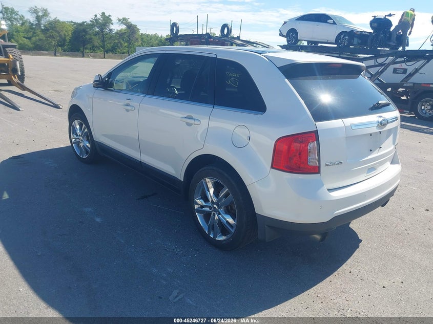 Vin: 2fmdk3k95dbc61472, lot: 45744530, ford edge limited 20133