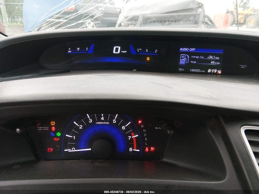 2015 HONDA CIVIC auction photo 7
