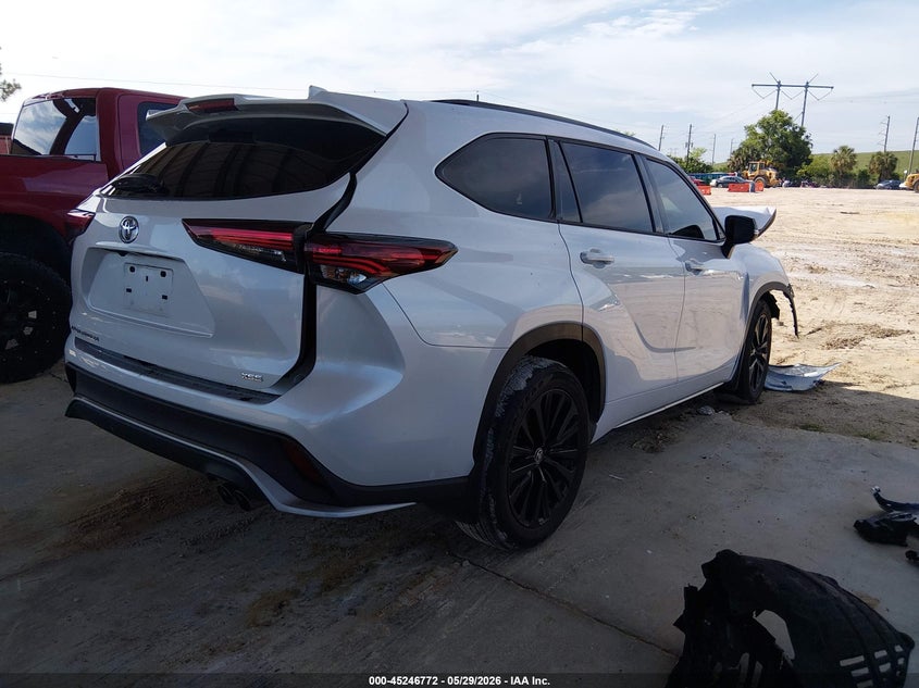 Vin: 5tdkdrah6rs548469, lot: 45744575, toyota highlander xse 20244