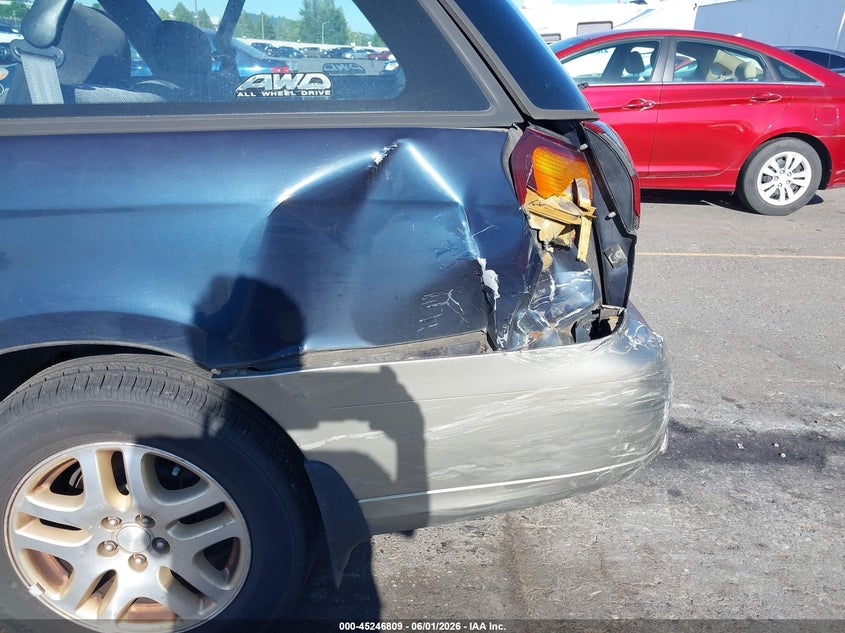 2001 Subaru Outback VIN: 4S3BH665817626671 Lot: 45246809
