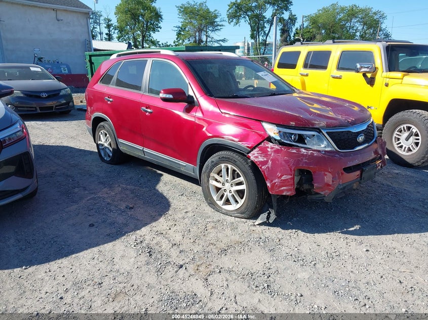 Vin: 5xykt3a65fg577419, lot: 45744652, kia sorento lx 2015 img_1