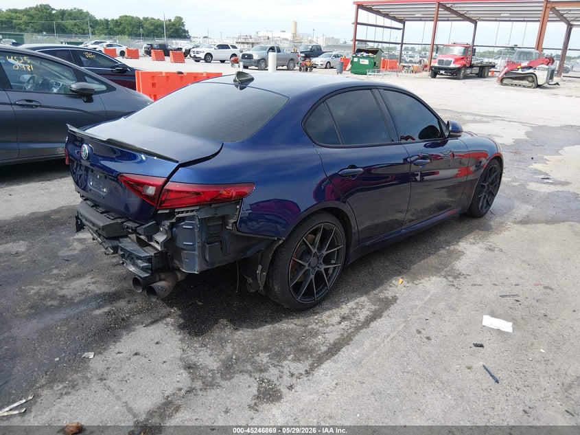 Vin: zarfaebn0h7555889, lot: 45744672, alfa romeo giulia rwd 20174
