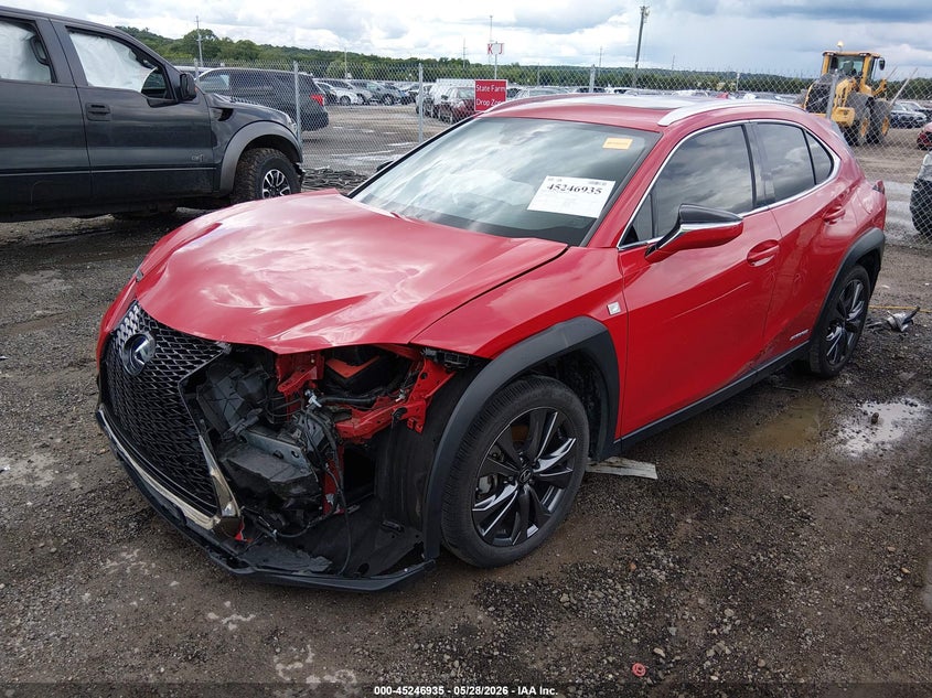 Vin: jthr9jbh9m2041872, lot: 45744738, lexus ux 250h f sport 20212