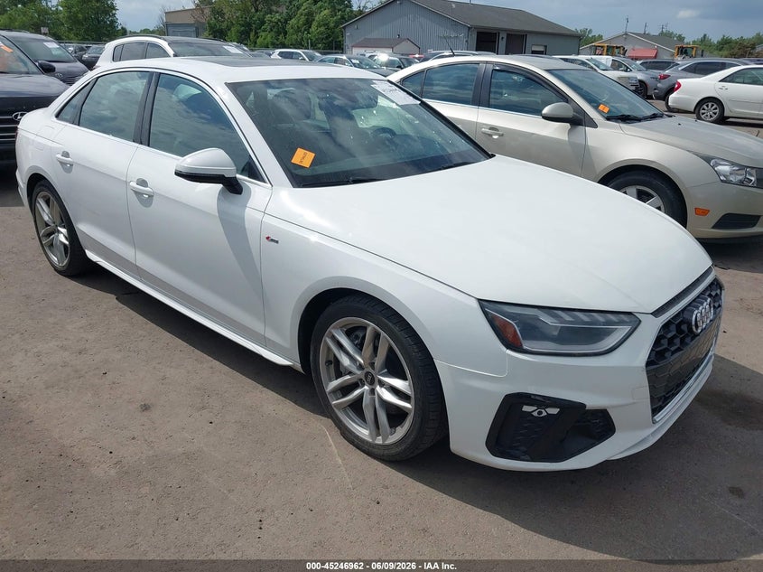 Vin: waueaaf44nn014543, lot: 45744765, audi a4 premium plus 45 tfsi s line quattro s tronic 2022 img_1