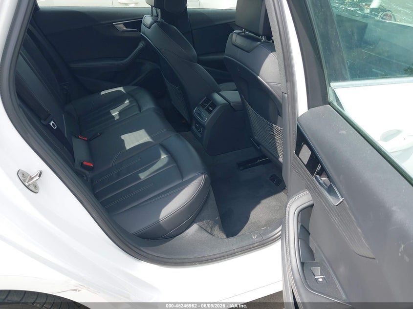 2022 AUDI A4 2.0L I-4 DI, DOHC, V(VIN: WAUEAAF44NN014543