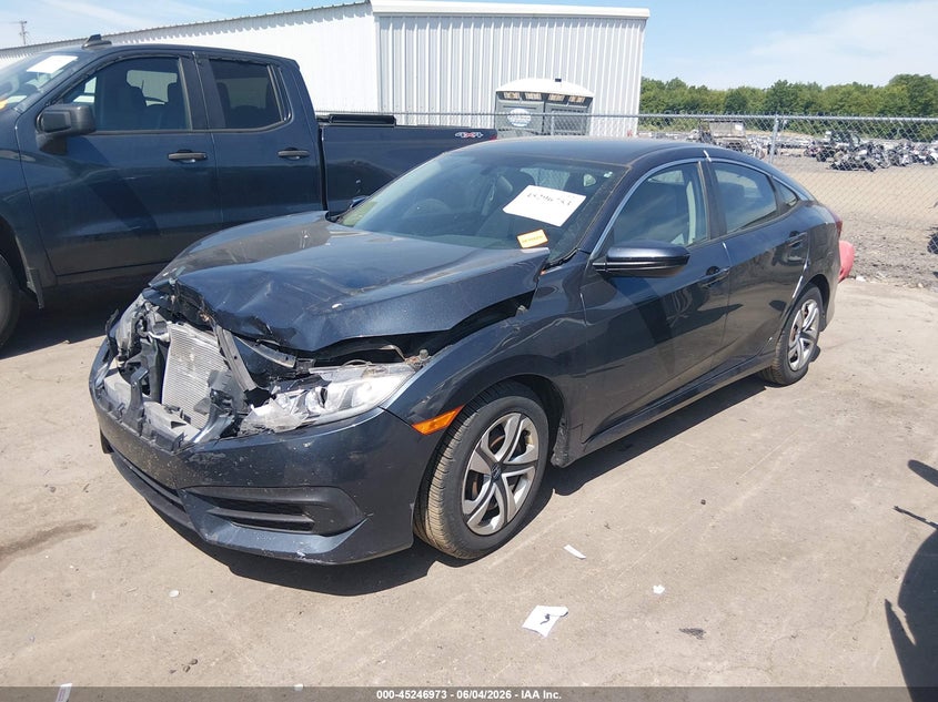 Vin: 2hgfc2f5xgh528409, lot: 45744776, honda civic lx 20162