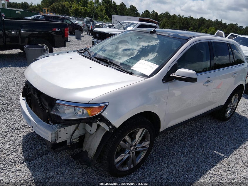 Vin: 2fmdk4kc9dbe16929, lot: 45744809, ford edge limited 20132