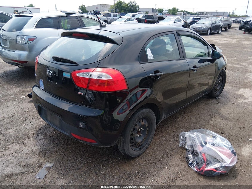 Vin: knadm5a35e6362578, lot: 45744811, kia rio lx 20144