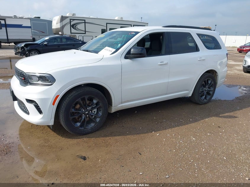 Vin: 1c4rdhdg0sc558692, lot: 45744841, dodge durango gt rwd 20252