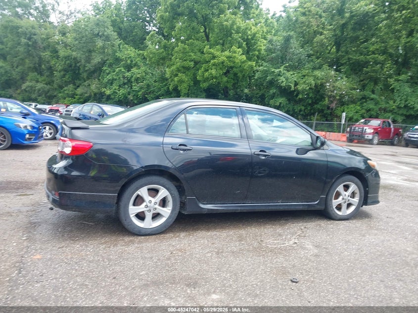 2012 Toyota Corolla 1.8 S black Lot 111045247042 Vin 5YFBU4EE6CP003388