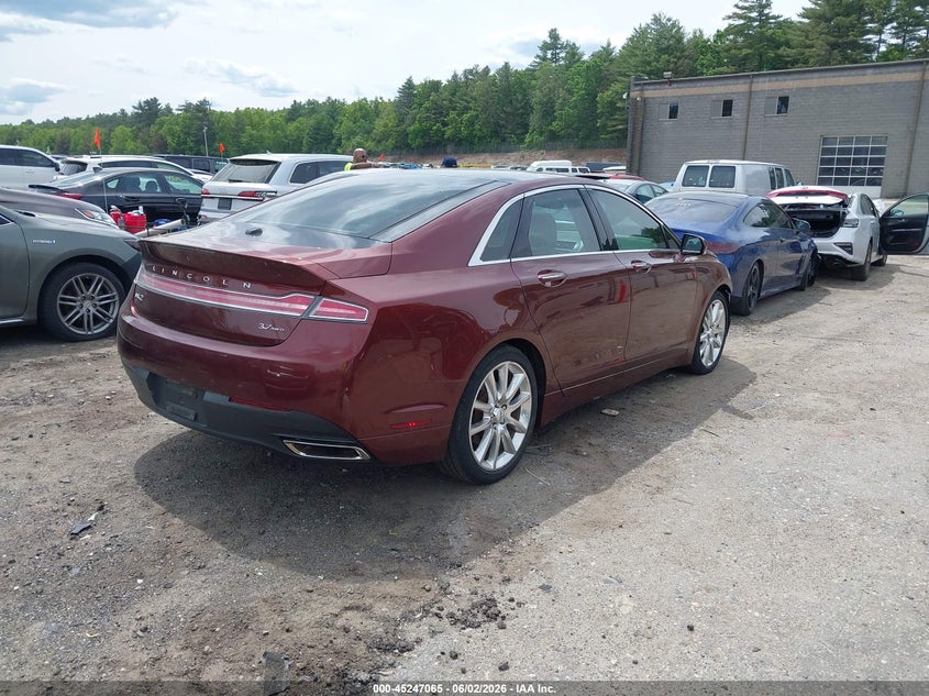 Vin: 3ln6l2jk5fr610008, lot: 45744868, lincoln mkz 20154