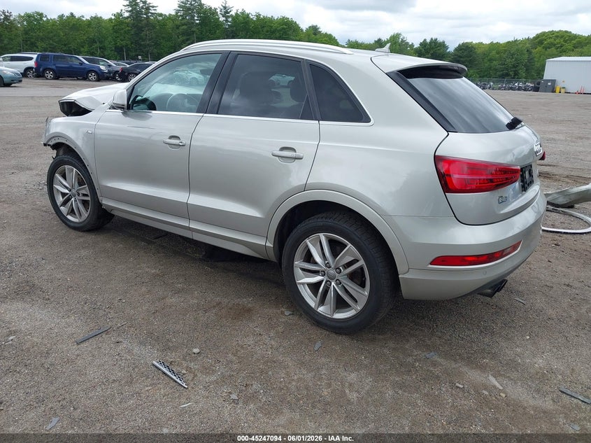 Vin: wa1jccfs4jr010138, lot: 45744897, audi q3 2.0t premium/2.0t sport premium 20183