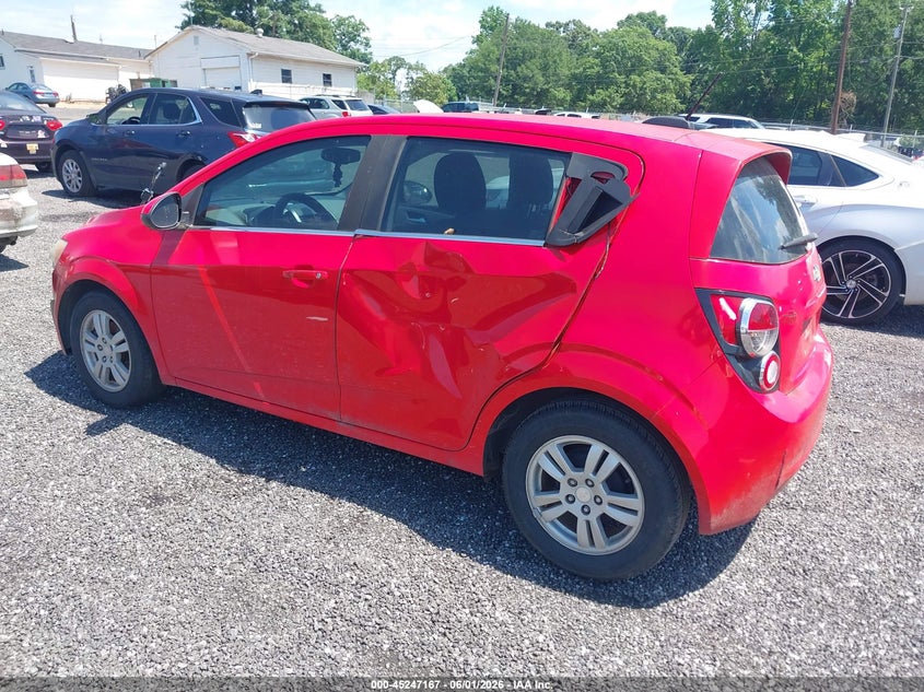 Vin: 1g1jc6shxg4167348, lot: 45744970, chevrolet sonic lt auto 20163