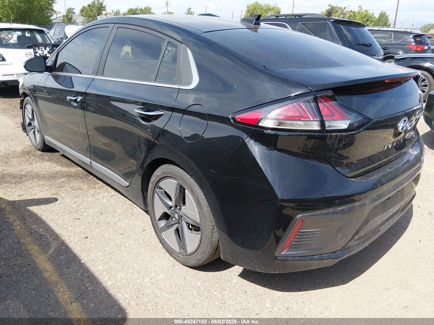 Vin: kmhc05lc8mu259572, lot: 45744985, hyundai ioniq hybrid limited 20213