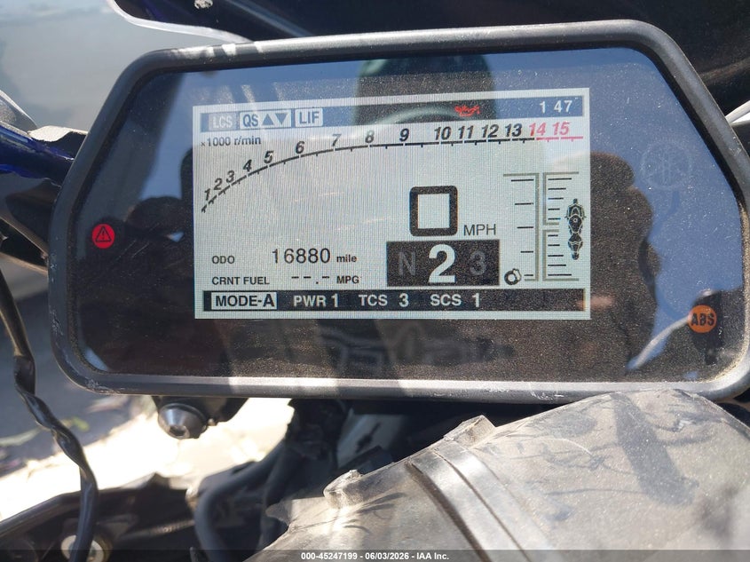 2018 Yamaha Yzfr1 C VIN: JYARN39Y4JA001517 Lot: 45247199