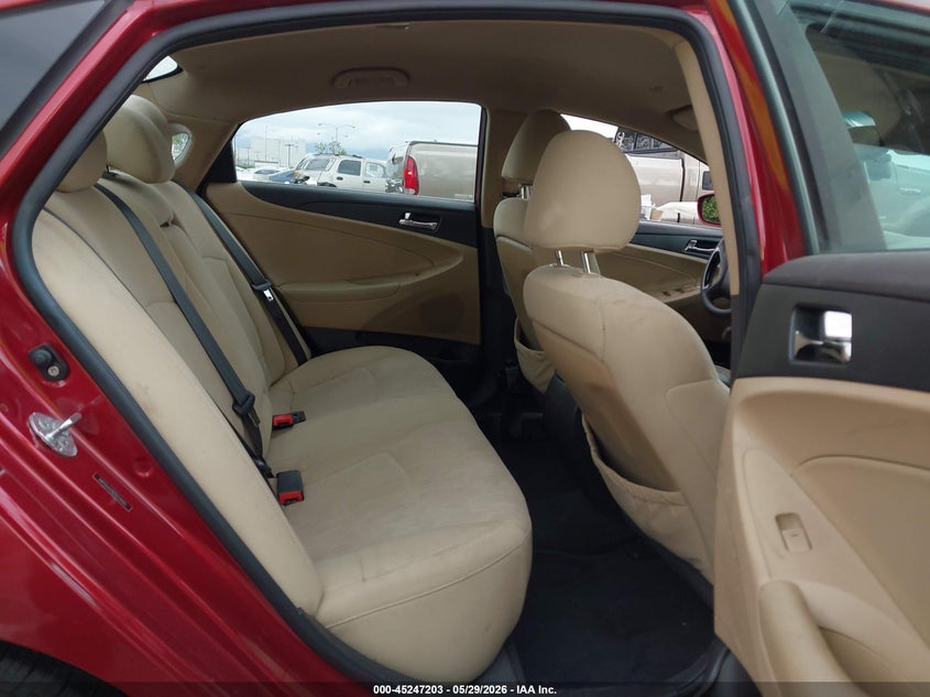 2012 Hyundai Sonata 2.4 Gls red Lot 111045247203 Vin 5NPEB4AC6CH338980
