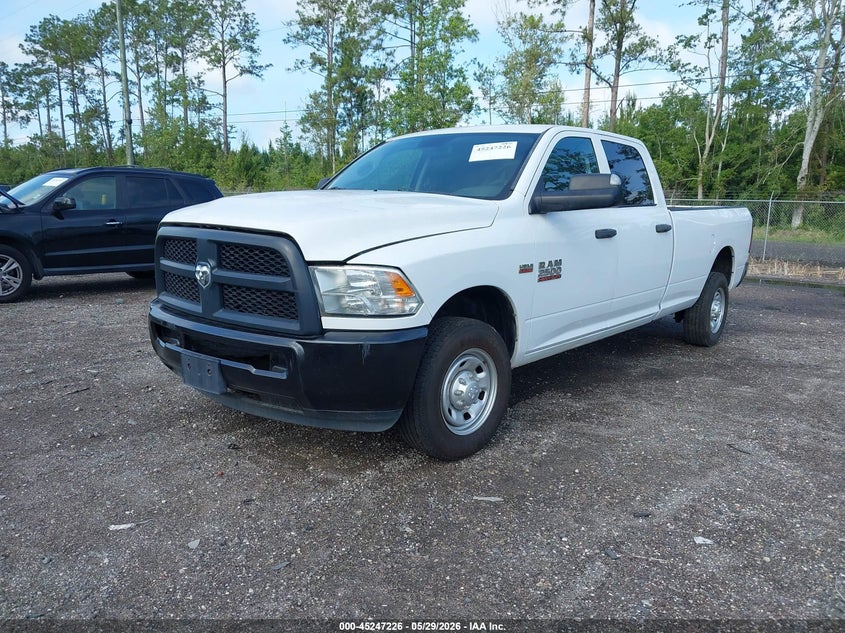 Vin: 3c6ur4hj4jg188988, lot: 45745029, ram 2500 tradesman  4x2 8' box 20182