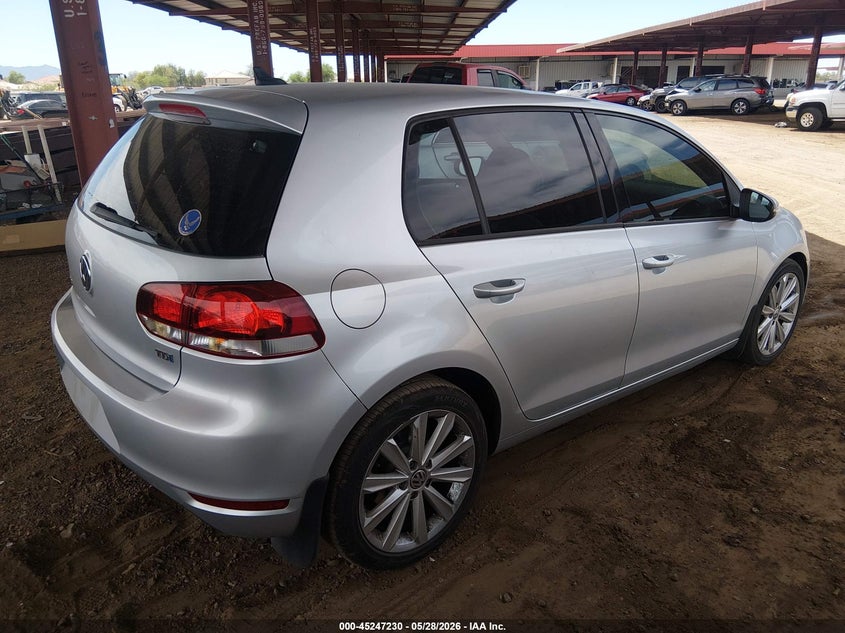 Vin: wvwnm7aj6dw125405, lot: 45745033, volkswagen golf 2.0l tdi 4-door 20134