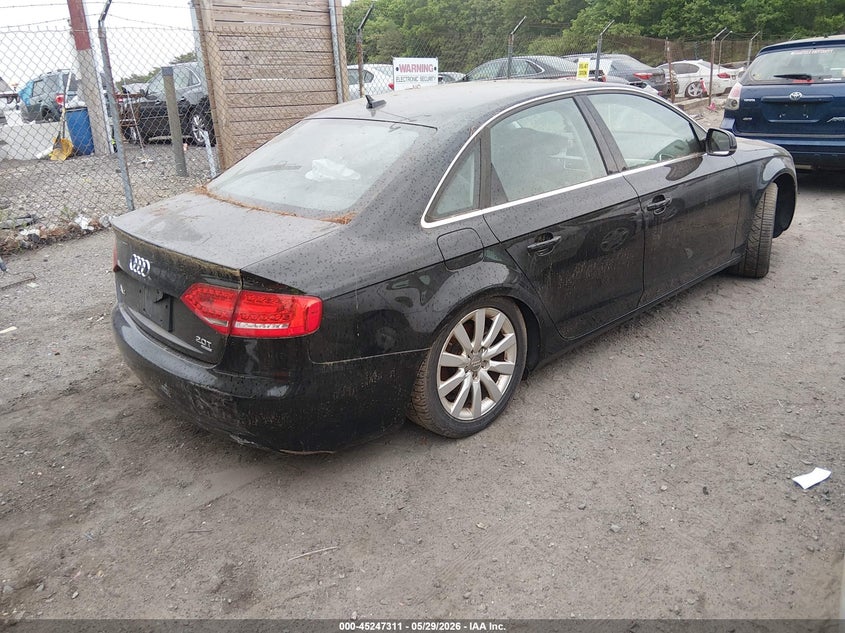 2010 AUDI A4 auction photo 4